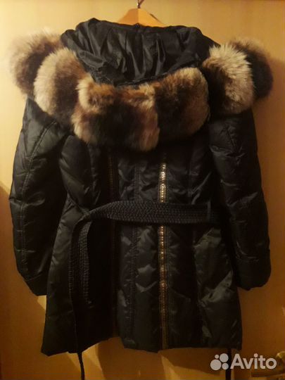 Пуховик женский с капюшоном