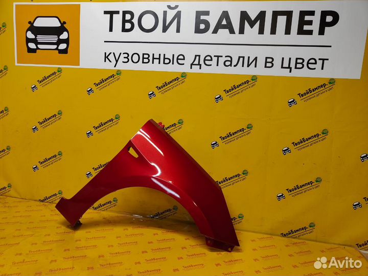 Крыло правое Hyundai Solaris 2011 Красный гранат