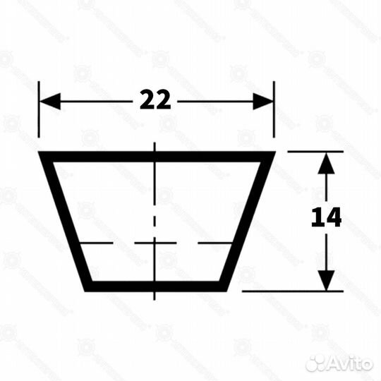 Ремень C (В) 3350 (БЦ)