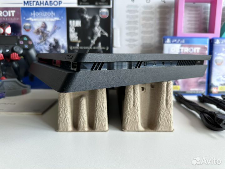 Sony PS4 slim 1tb гарантия отл.состояние