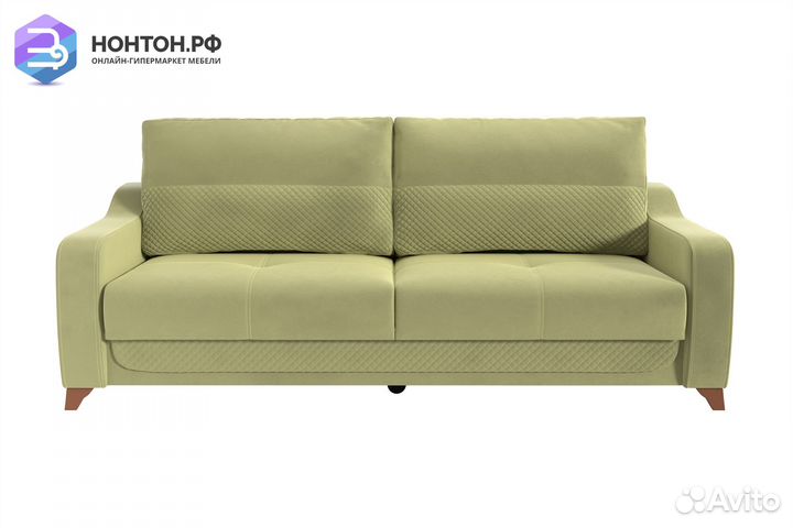 Диван книжка Дуглас 3-х местный светло-зеленый