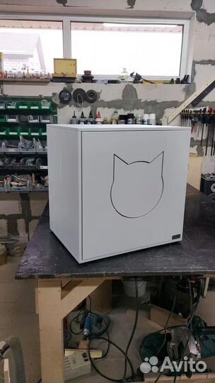 Тумба интерьерная для кошачьего туалета