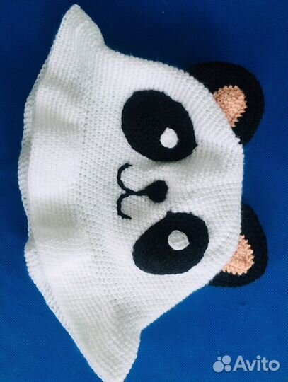 Вязаная панама