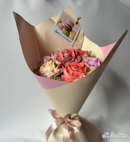 Букеты из зефирных цветов на 1 сентября