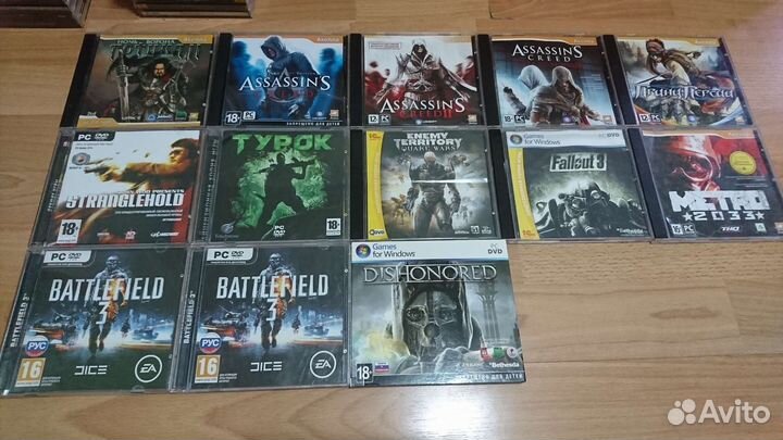 Лицензионные диски с играми (Jewel)