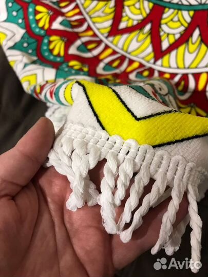 Полотенце пляжное круглое 150 см с бахромой