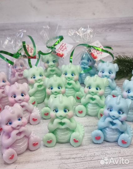 Мыло ручной работы дракон на Новый год