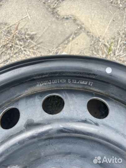 Штампованные диски c колпаками Toyota.r15 5x100