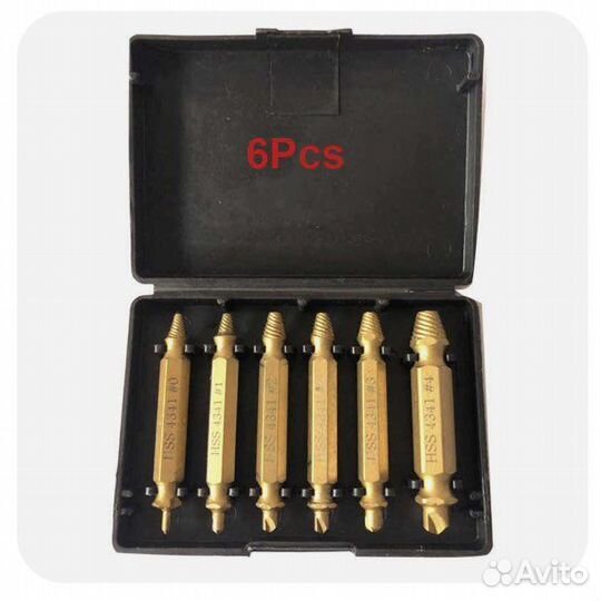 Набор вывертышей для сломанных гаек