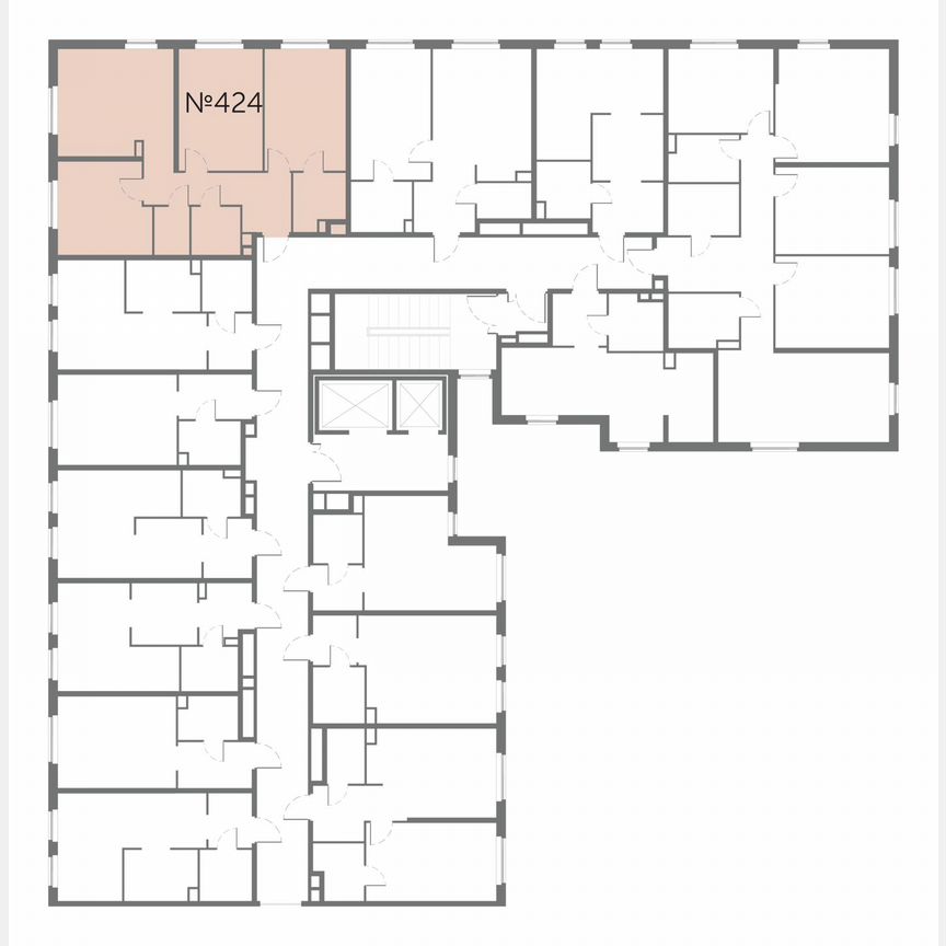 3-к. апартаменты, 74,1 м², 13/17 эт.