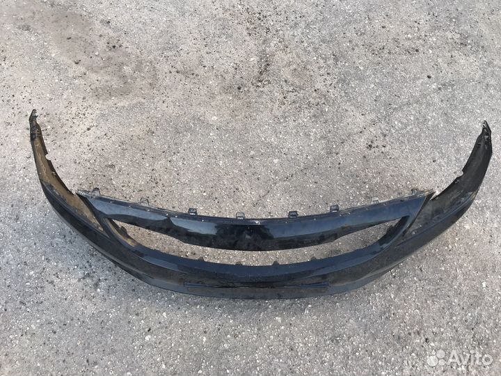 Бампер hyundai solaris (чёрный)