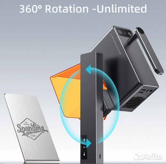 Лазерный гравер дерево пластик Facemark 5w