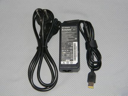 Блок питания для ноутбука Lenovo 20v 3.25a 65W нов
