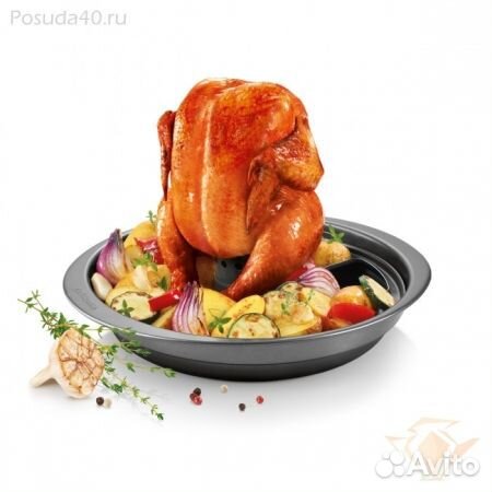 Подставка для запекания курицы с гарниром Tescoma