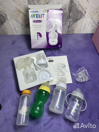 Молокоотсос ручной philips avent