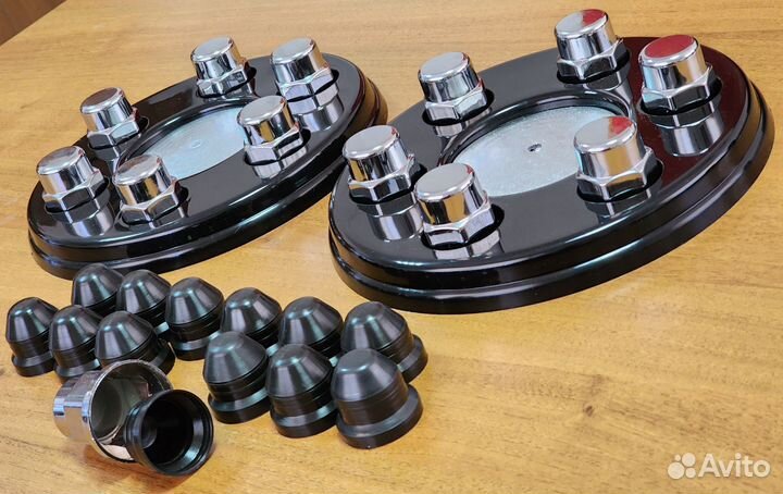 К-кт Передние Колпаки Газель с Высокими Хром