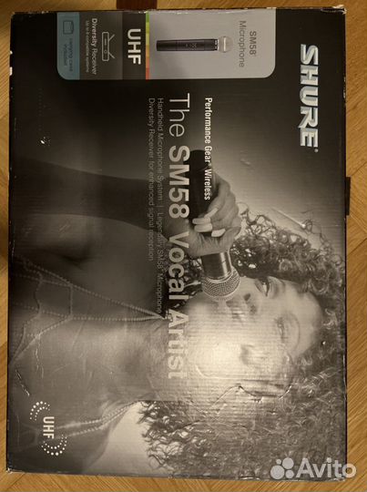 Двухантенная радиосистемa с микрофоном SM58