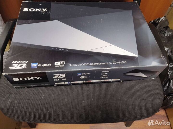 3D Blu-Ray-плеер Sony 4K BDP-S6200 новый