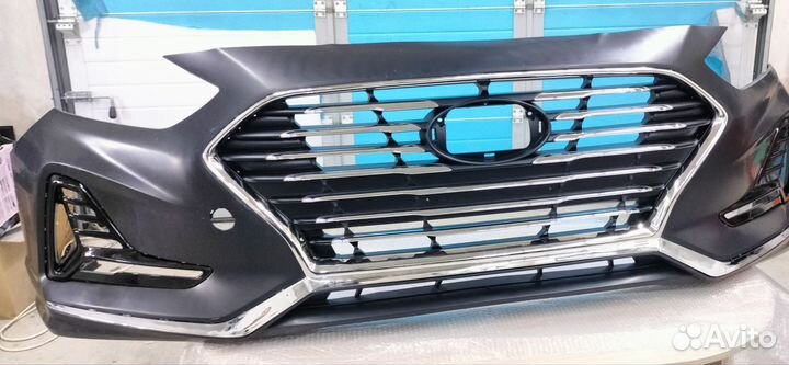 Бампер передний в сборе Hyundai Sonata 17-19