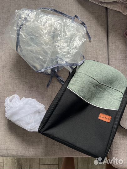 Сетка на коляску + сумка + дождевик