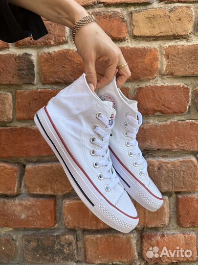 Кеды Converse высокие белые