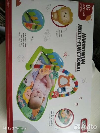 Развивающий коврик с пианино