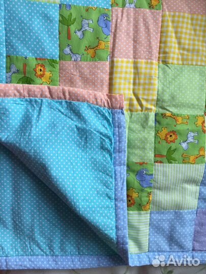 Одеяло покрывало детское лоскутное ручная работа