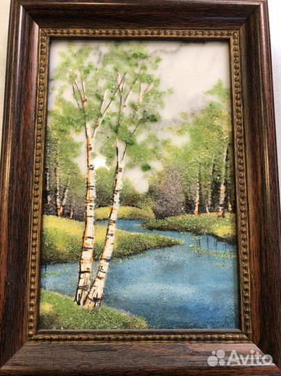 Картина на камне