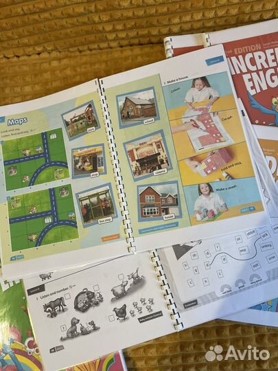 Учебник и тетрадь Incredible english 1, 2, 3, 4