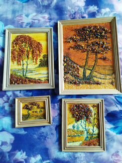 Картины из янтаря