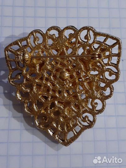 Брошь Чехия,винтаж.Состояние