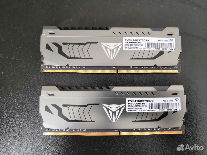 Оперативная память Patriot Viper Steel 16 гб