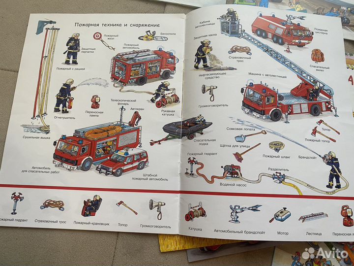 7 книг Виммельбух найди и покажи