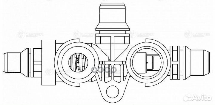 Термостат BMW X5 E53 00- с корпусом охл. АКПП L