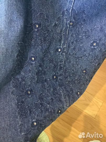 Джинсовое пальто