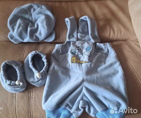 Костюм мышонка на 3-4 годика