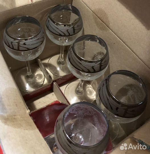 Фужеры стеклянные «Гусь хрустальный»