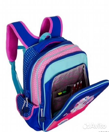 Рюкзак 3D новый школьный для девочек