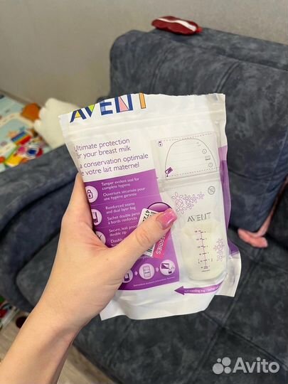 Пакеты для грудного молока avent