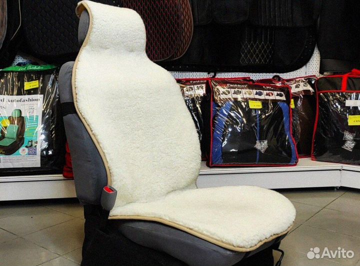 Меховые Накидки Чехлы на сиденья Opel Zafira B