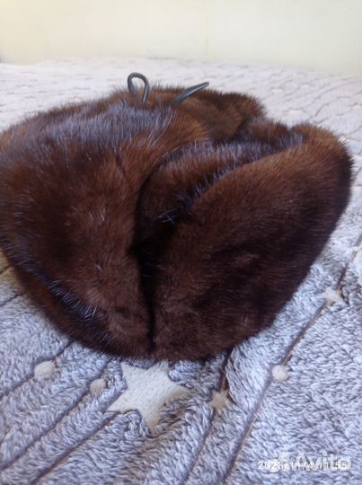 Шапка норковая мужская новая