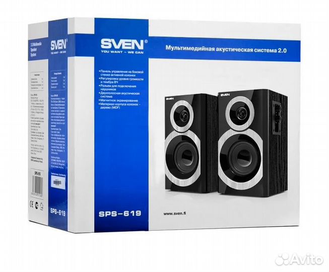 Колонки sven SPS-619
