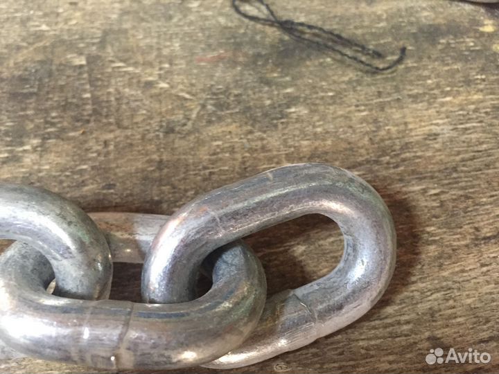 Цепь от угона велосипеда 10 мм. G80 оцинкованная