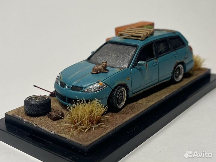 Takara tomy nissan wingroad диорама