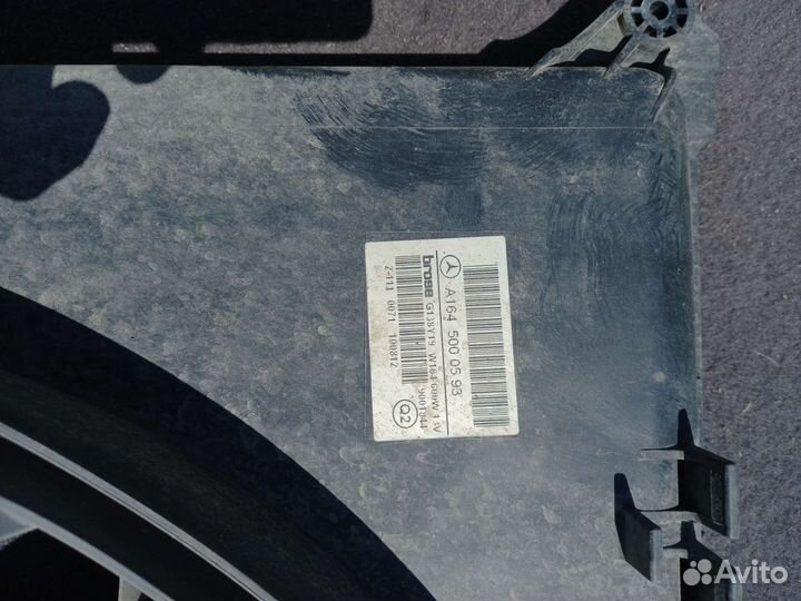 Вентилятор охлаждения радиатора Mercedes W164