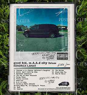 Постер Kendrick Lamar - Good Kid, M.A.A.D City