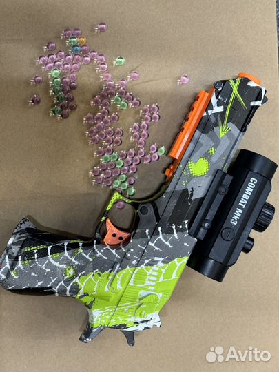 Пистолет орбиз desert eagle зеленый граффити