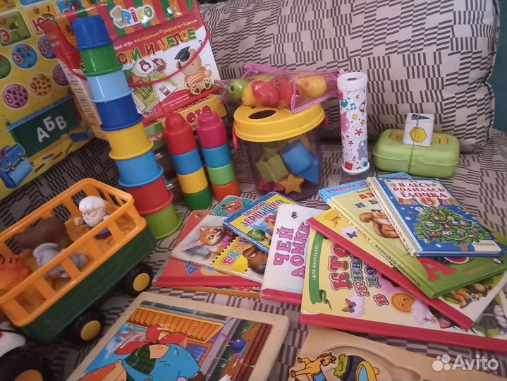 2 пакета игрушек с1-5лет