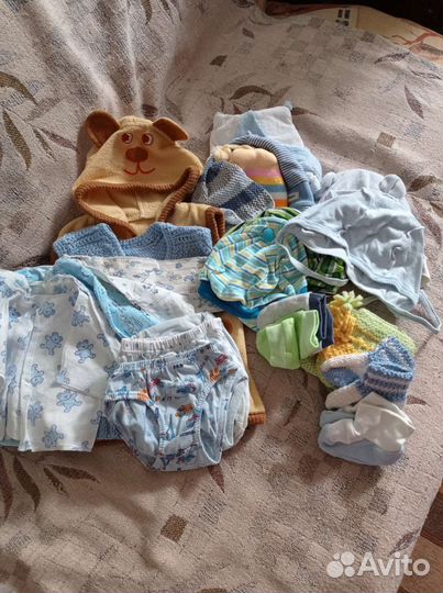 Детские вещи пакетом на мальчика от 0 до 6 мес
