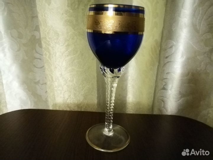 Фужеры из Богемского стекла 12 штук